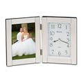 Bulova Forte II Clock w/Photograph Opening (3 1/2"x5")